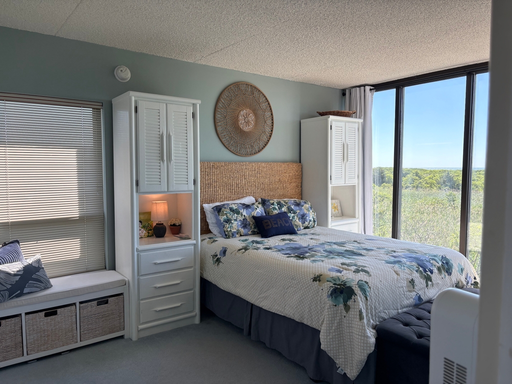Master bedroom with dune, casino , and ocean view