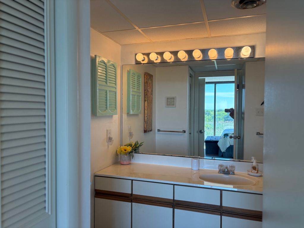 Master bath with tub and shower
