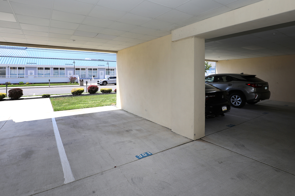 2 parking spaces 