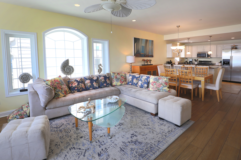 Open concept living space 