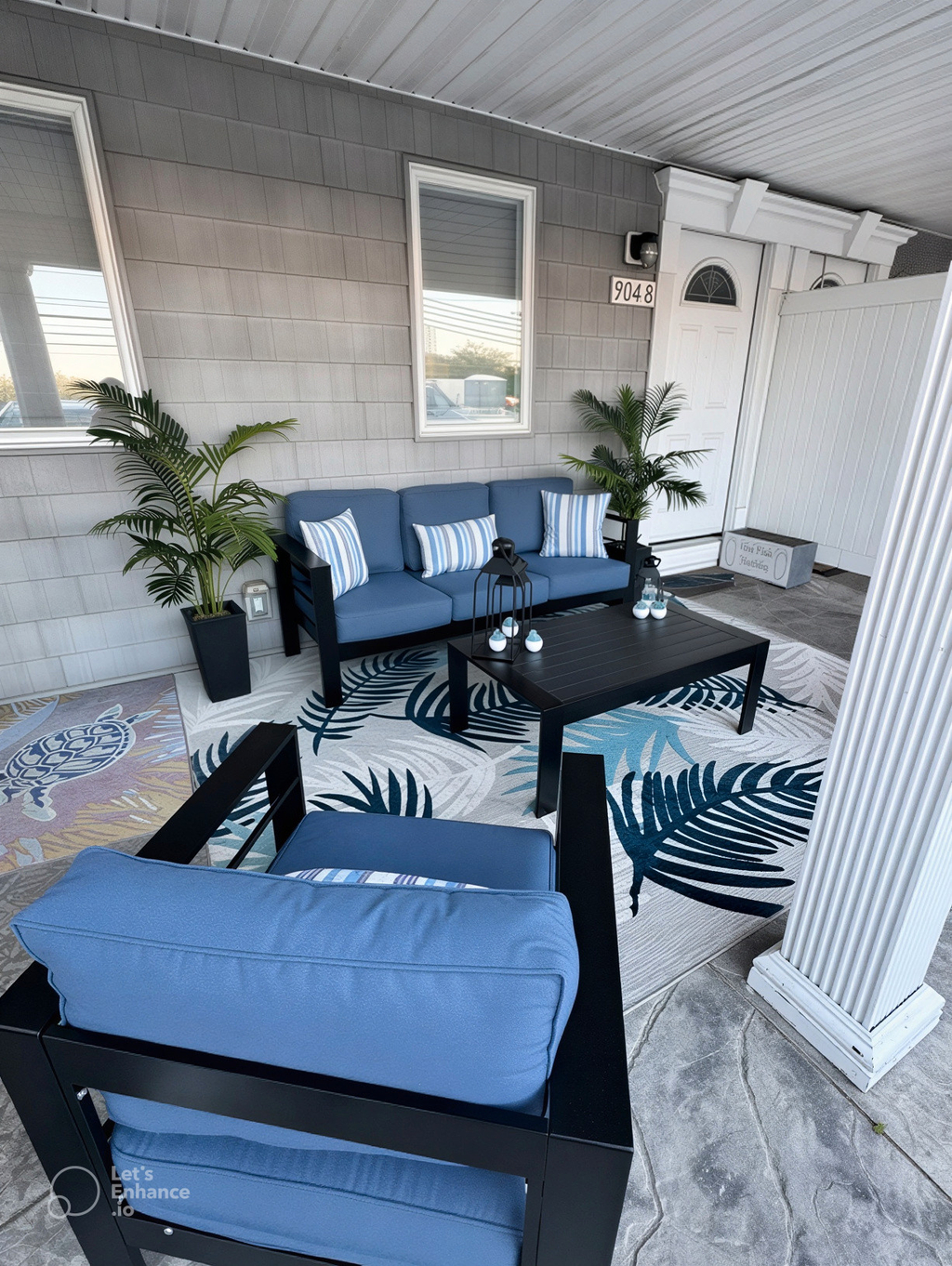 Updated lower patio
