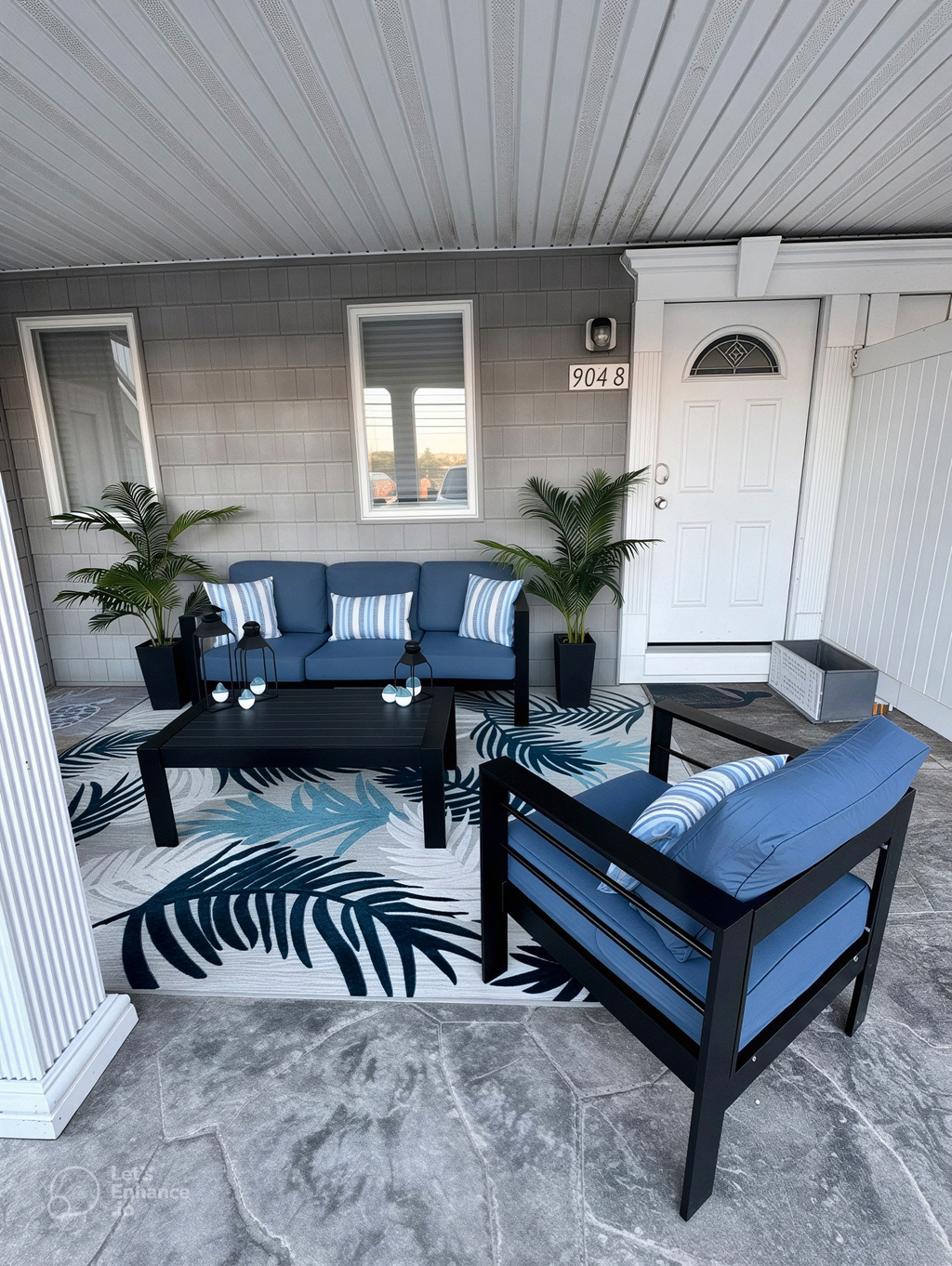 Updated lower patio