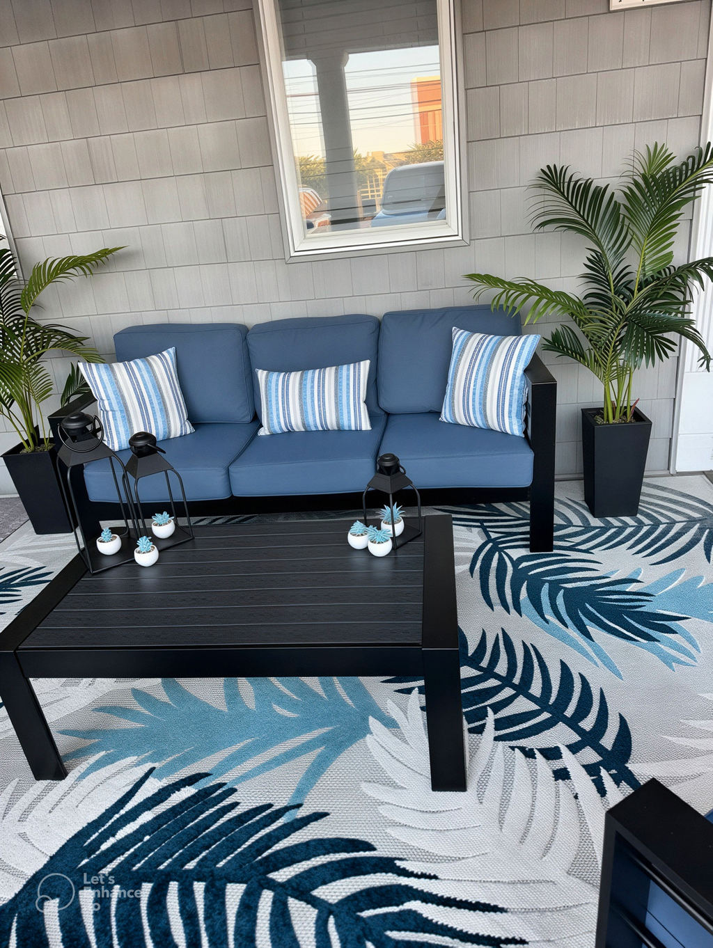 Updated lower patio