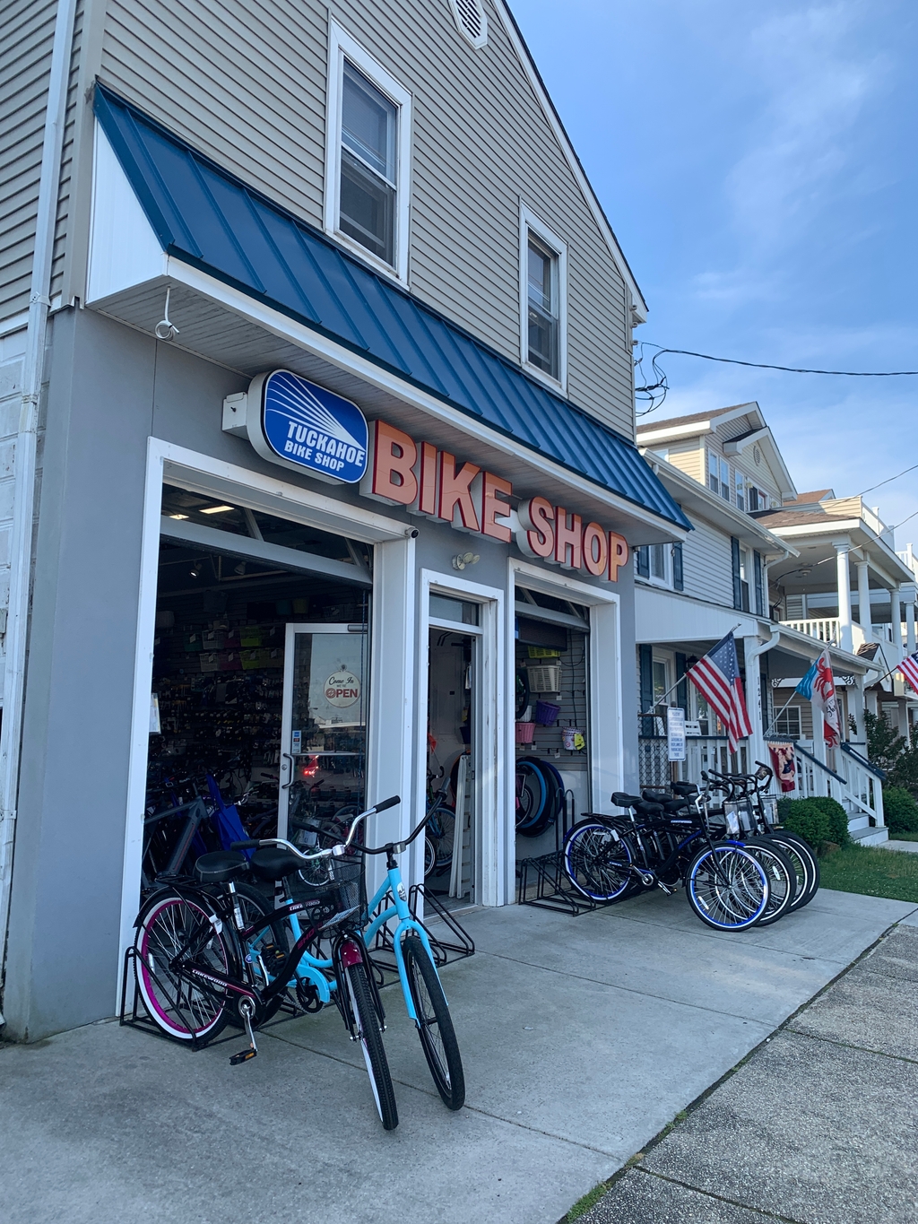Nearby bike shop just steps away