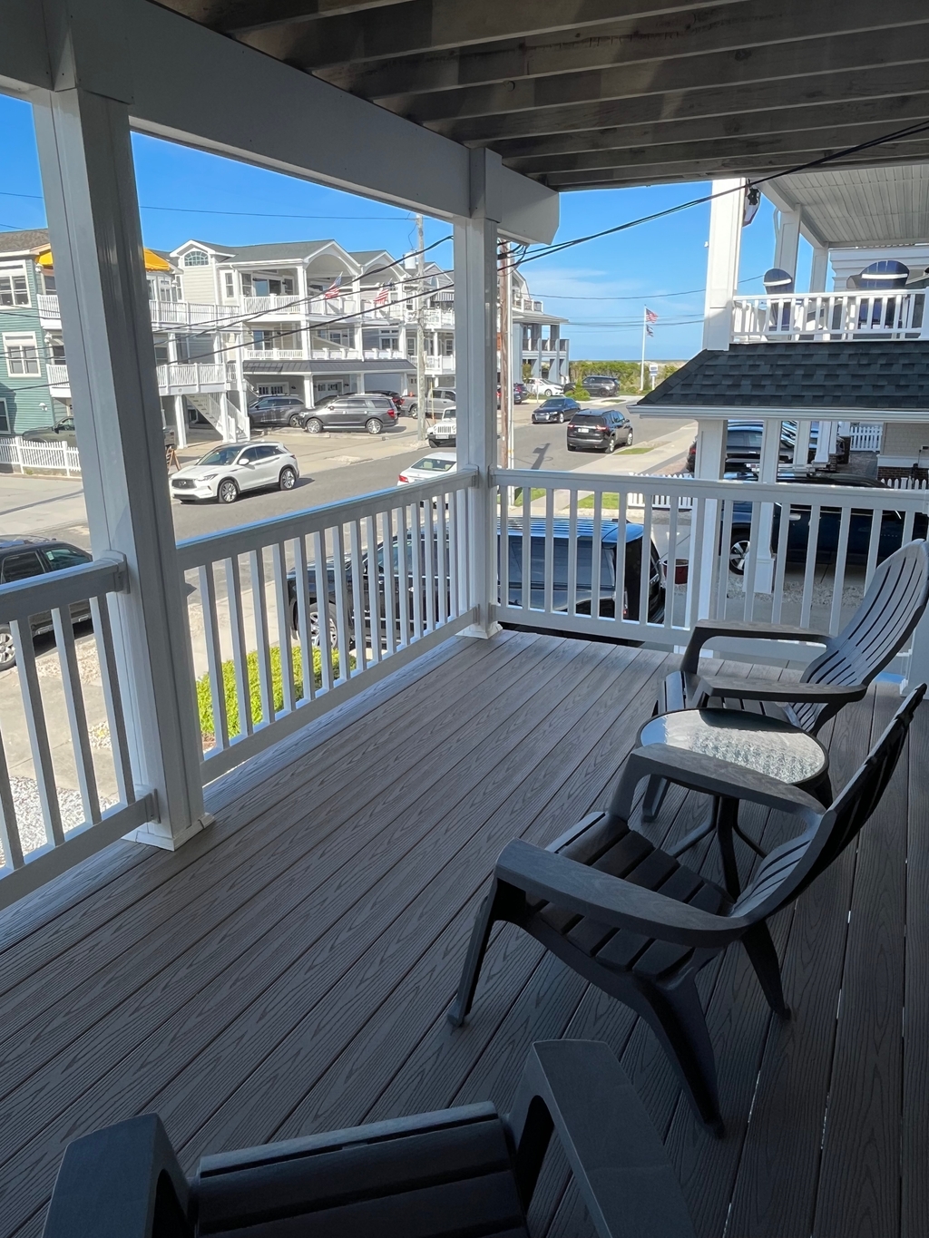 Downstairs Deck with Ocean View