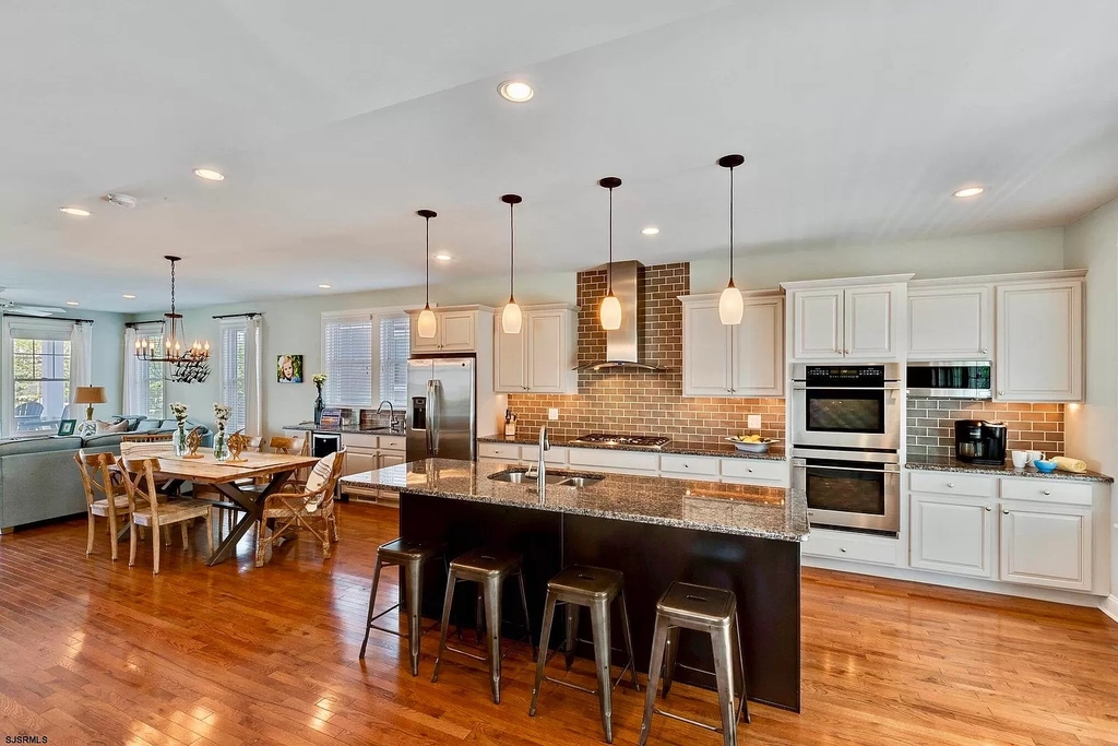 Dining and kitchen