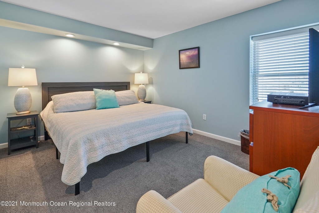 Master bedroom with and bathroom 