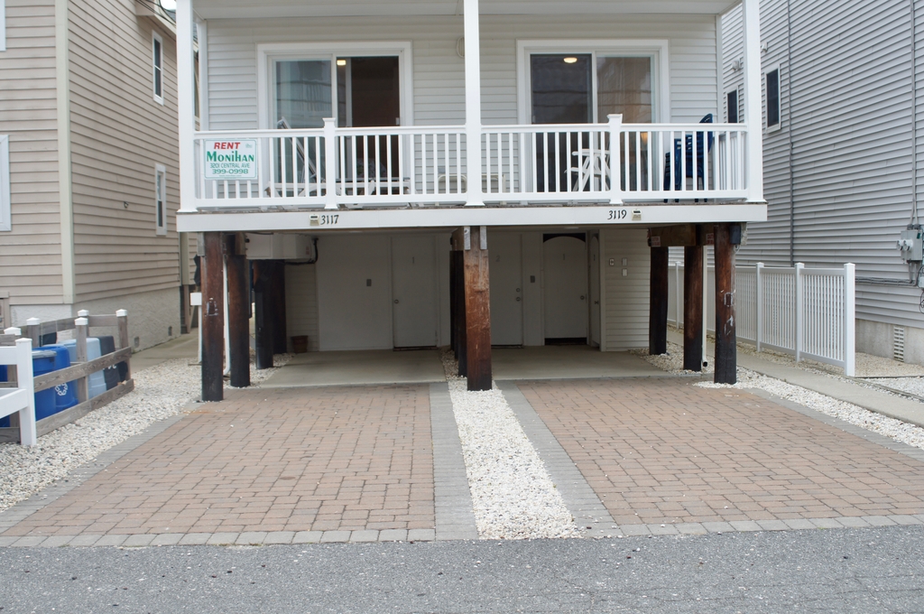 Rear View/Carport