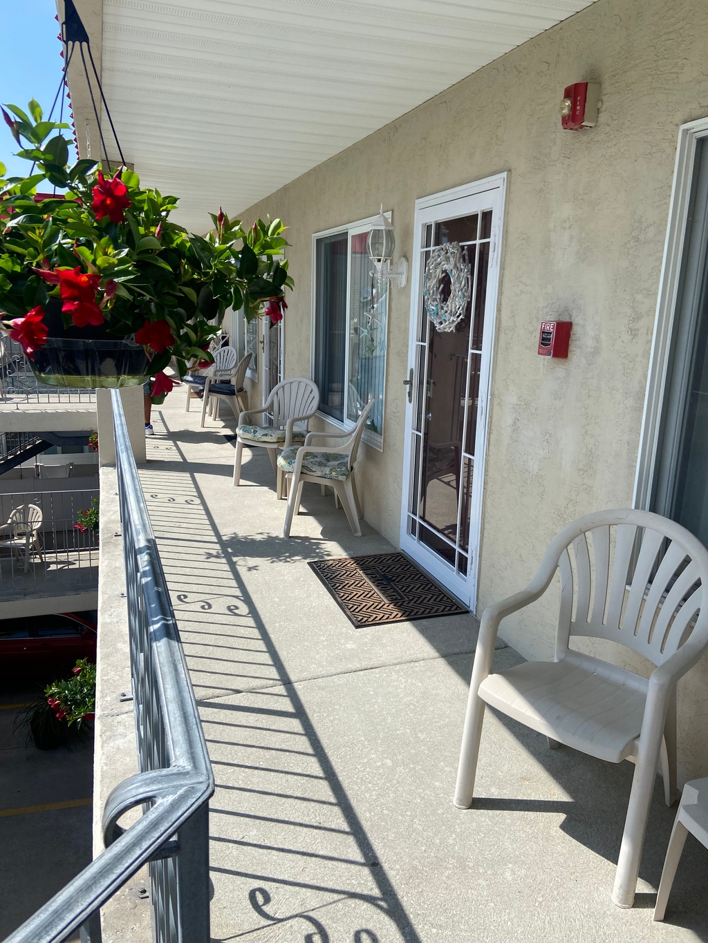 Outside condo area
