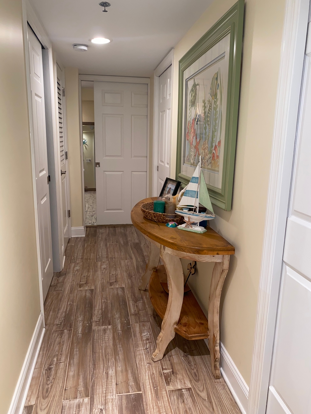 Hallway to bedrooms &amp;amp; bathrooms