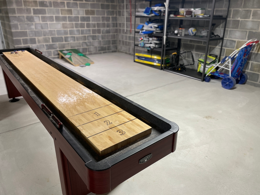 Shuffle Board and corn hole