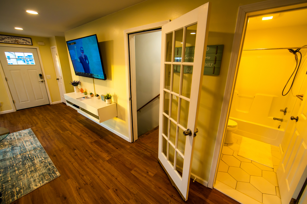 Basement stairway