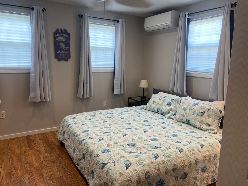 Master bedroom with king