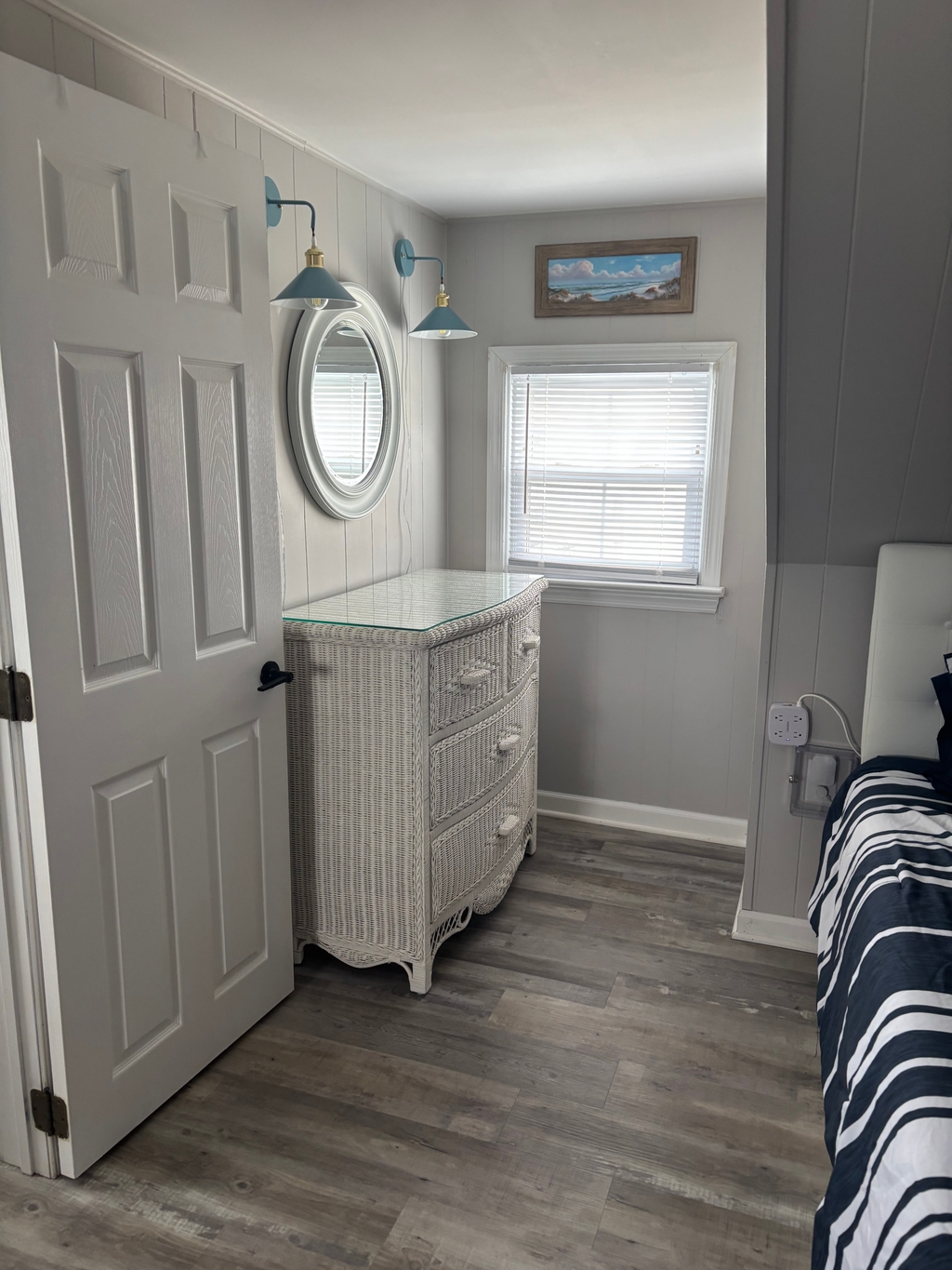 Upstairs next to twin bed