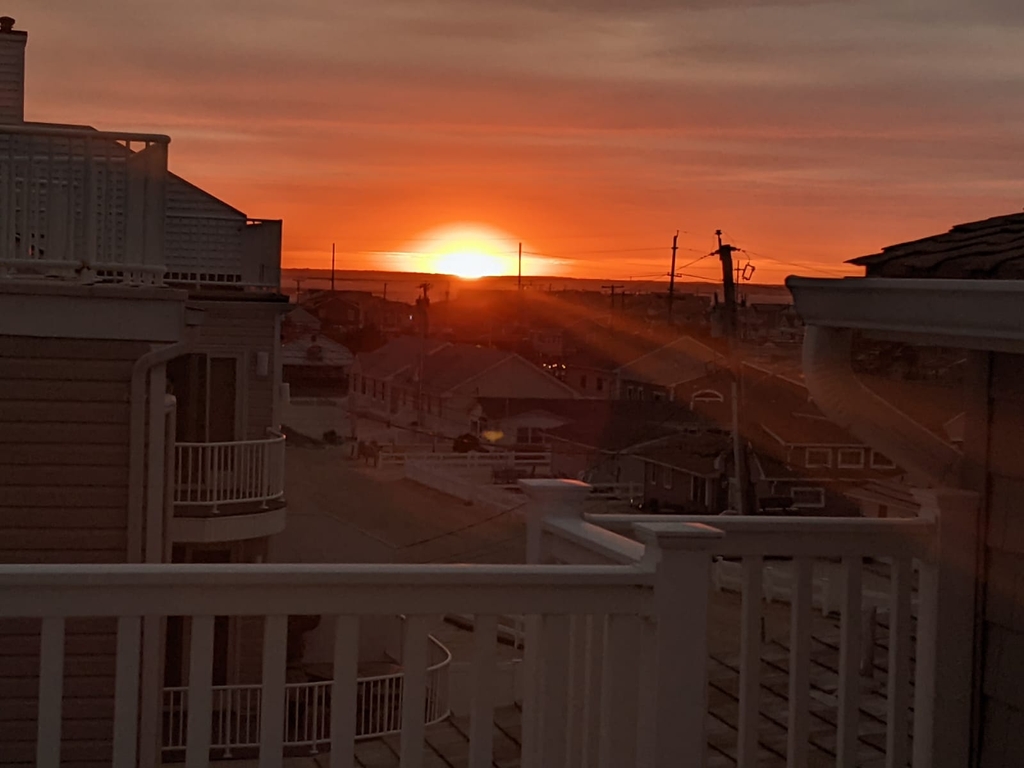 Sun Set from Back Patio Bay