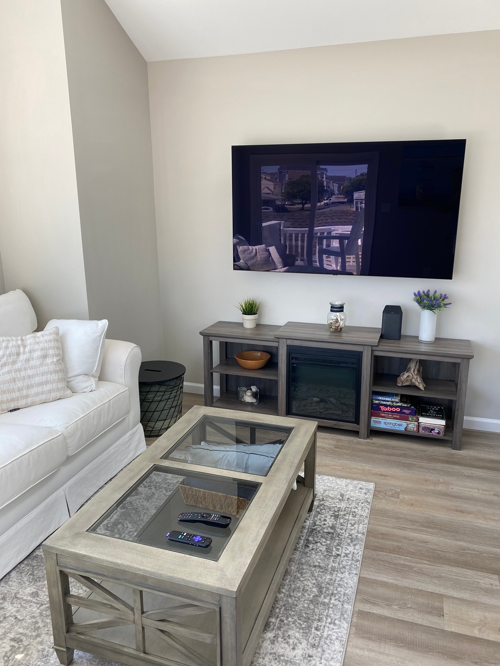 LG TVs with Roku throughout