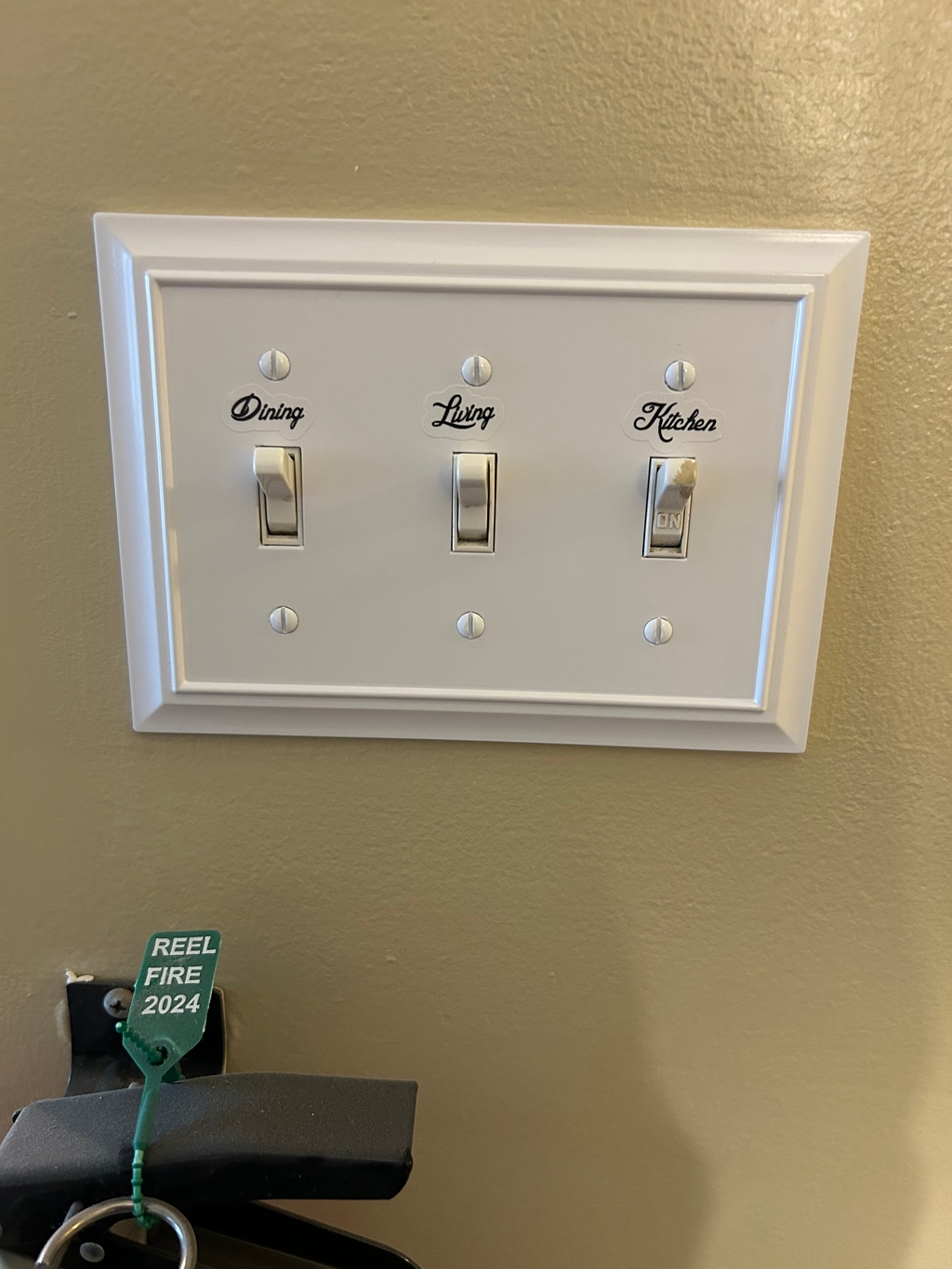 Updated all outlet covers with labels