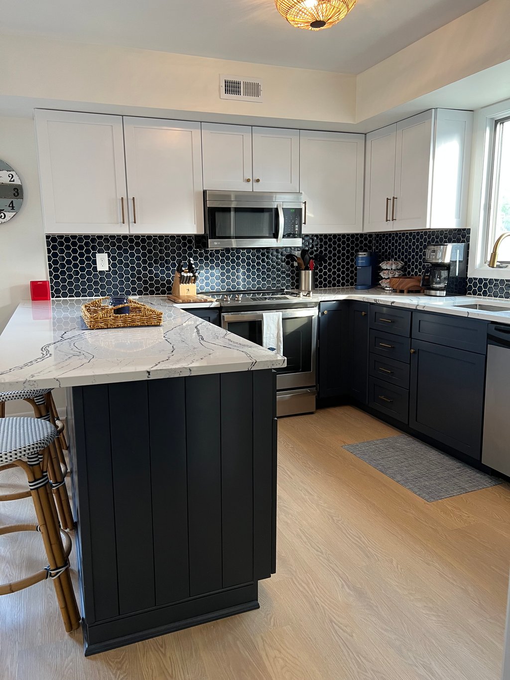 Kitchen- with breakfast bar